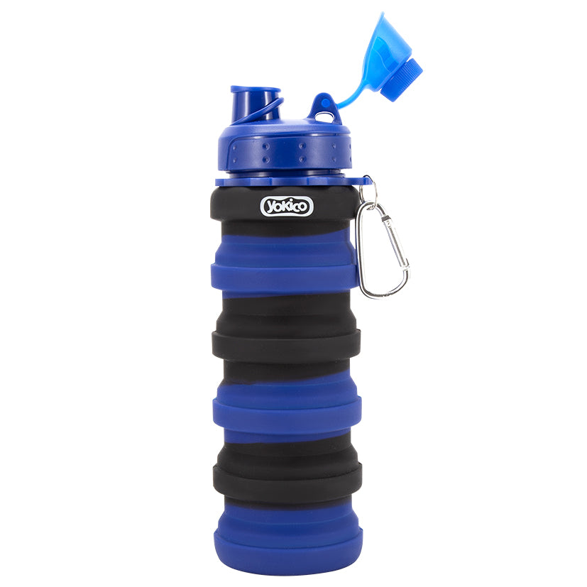 Blue & Black Illi MashUp Silicone Bottle