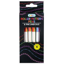 Load image into Gallery viewer, Roller Pattern Pens (6 pack)