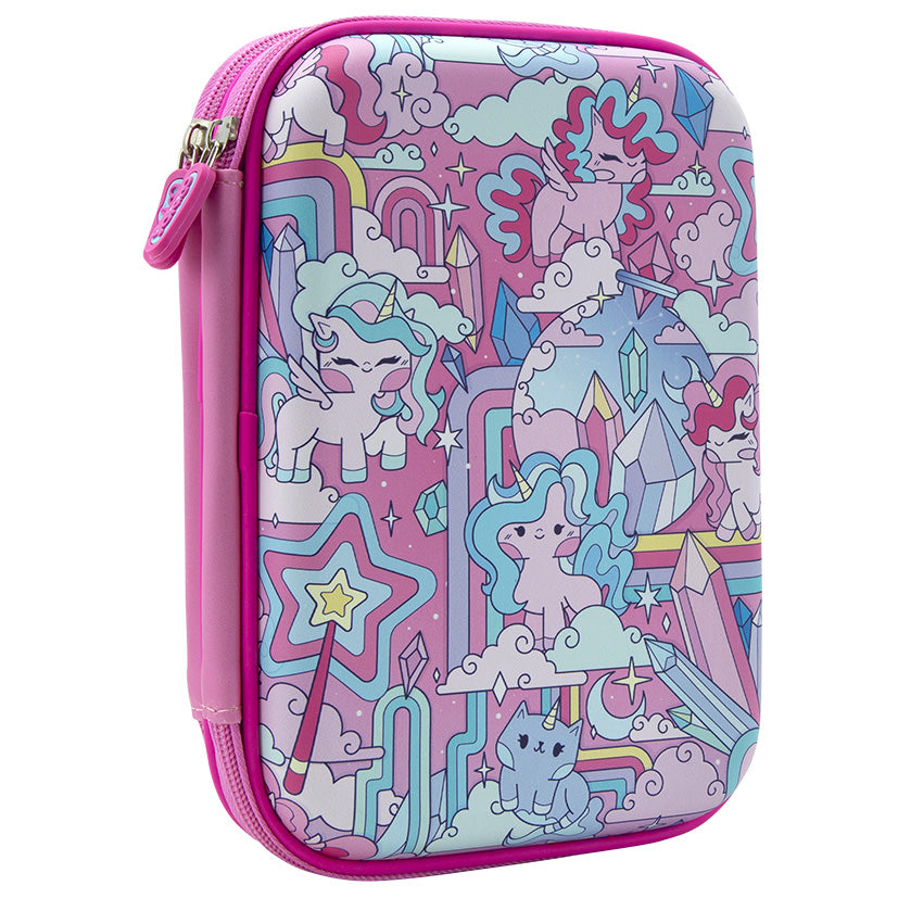 Pink Magic Realm Dbl Hardshell Pencil Case