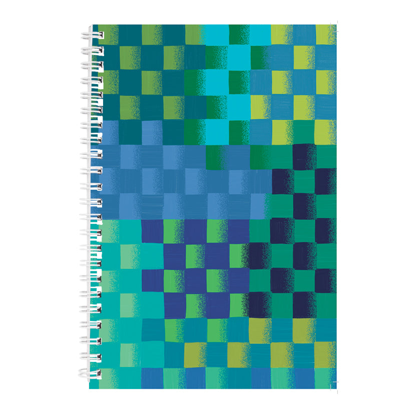 Green Colour Shift A4 Spiral Notebook