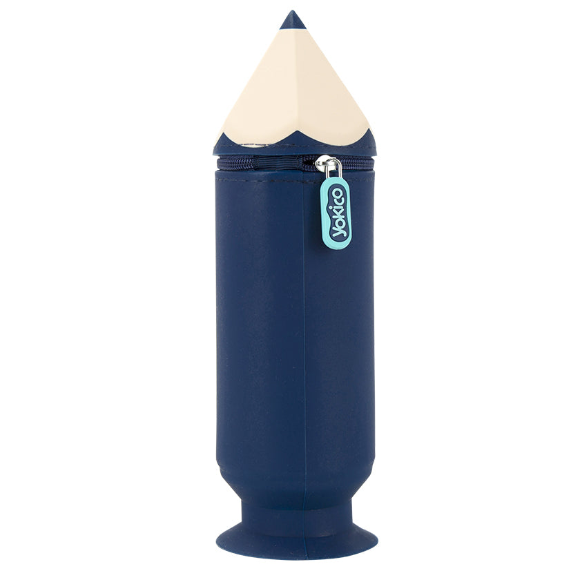 Blue Pencil Silicone Pencil Case