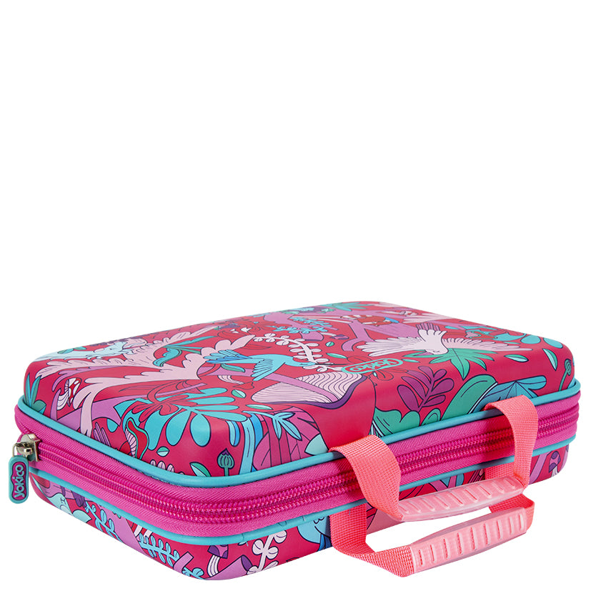 Pink Fantastic Forest Tech Travel Case
