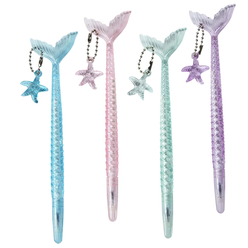 Mermaid Starfish Dangle Pen