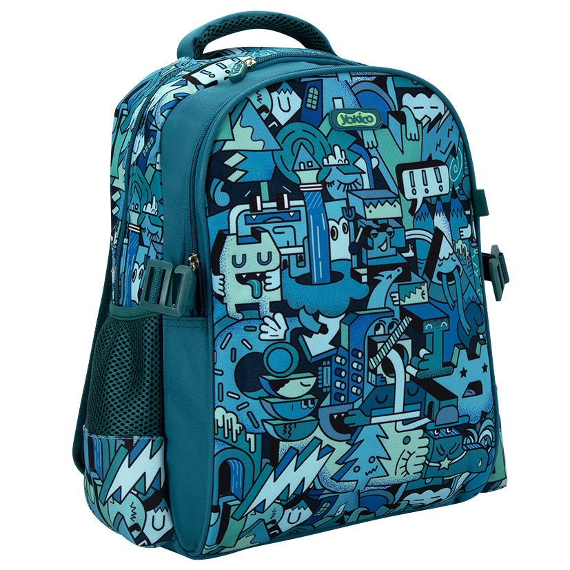 Green MashUp Backpack (Clip-On)