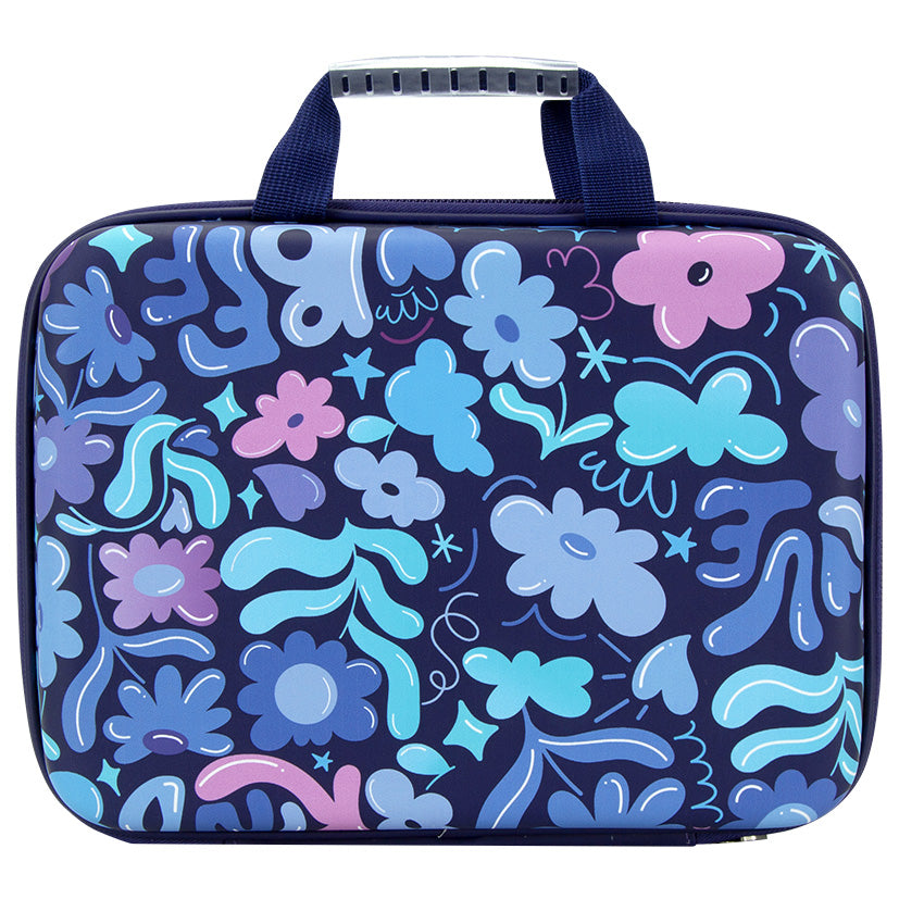 Purple Yoki Bubble Tech Travel Case