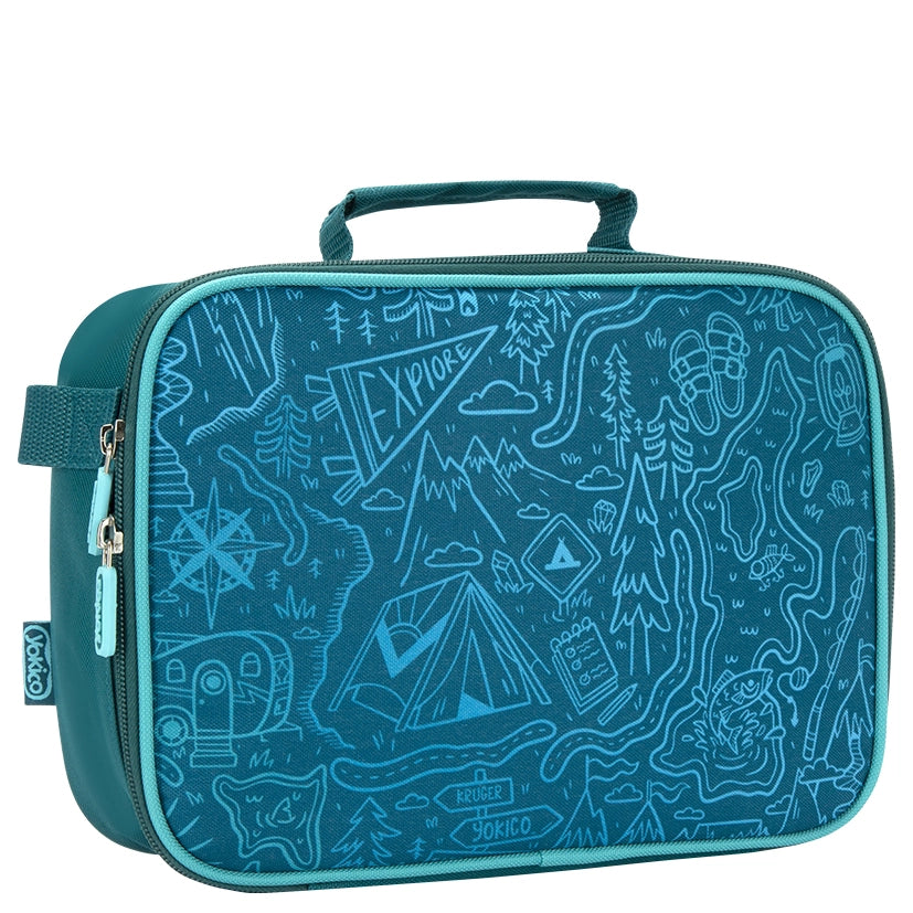 Green Yoki Explorers Clip-On Lunchbox