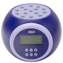 Load image into Gallery viewer, Purple Star Light Projection Alarm Clock
