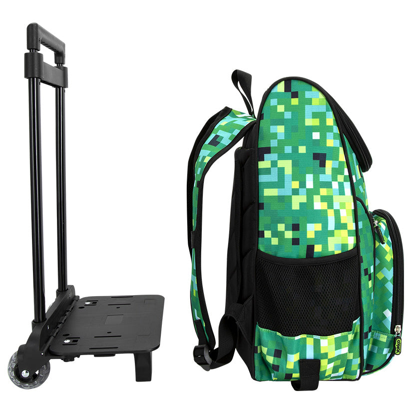 Pixel Build Removable Trolley Backpack