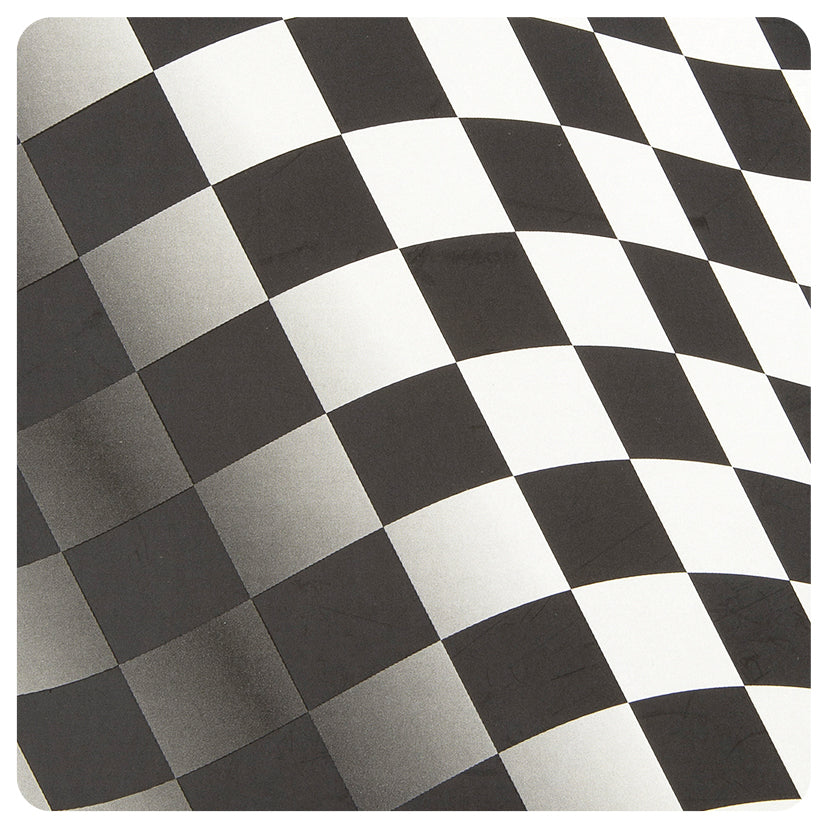 Glow in the Dark Racing Flag Paper Lockable Journal