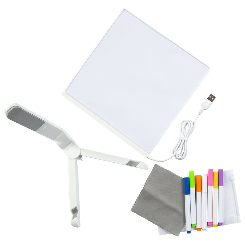 Neon Doodle Lit Message Board