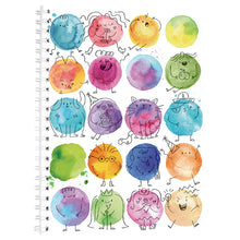 Load image into Gallery viewer, Bloblings A4 Spiral Notebook