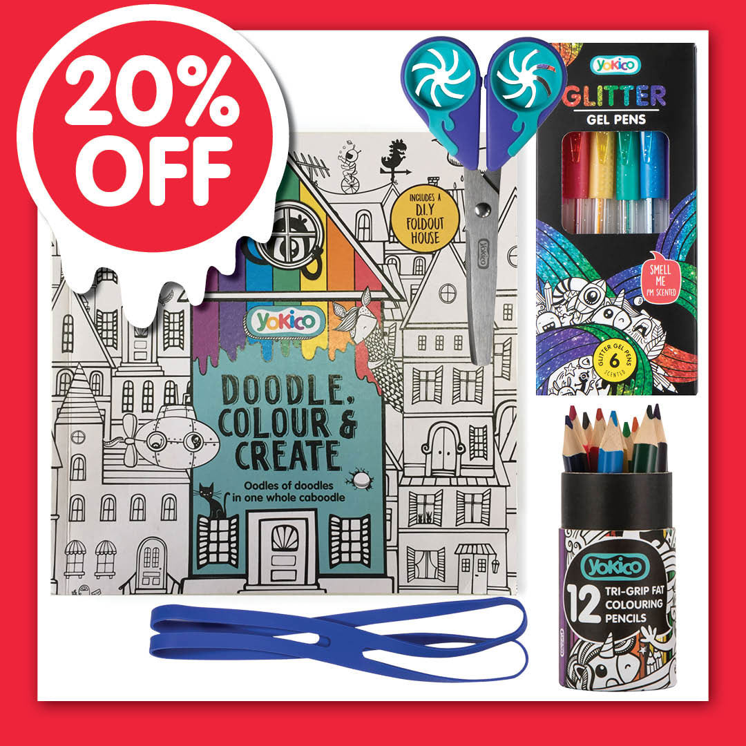 GP2603 - 20% -Doodle, Colour & Create Book Pink Set
