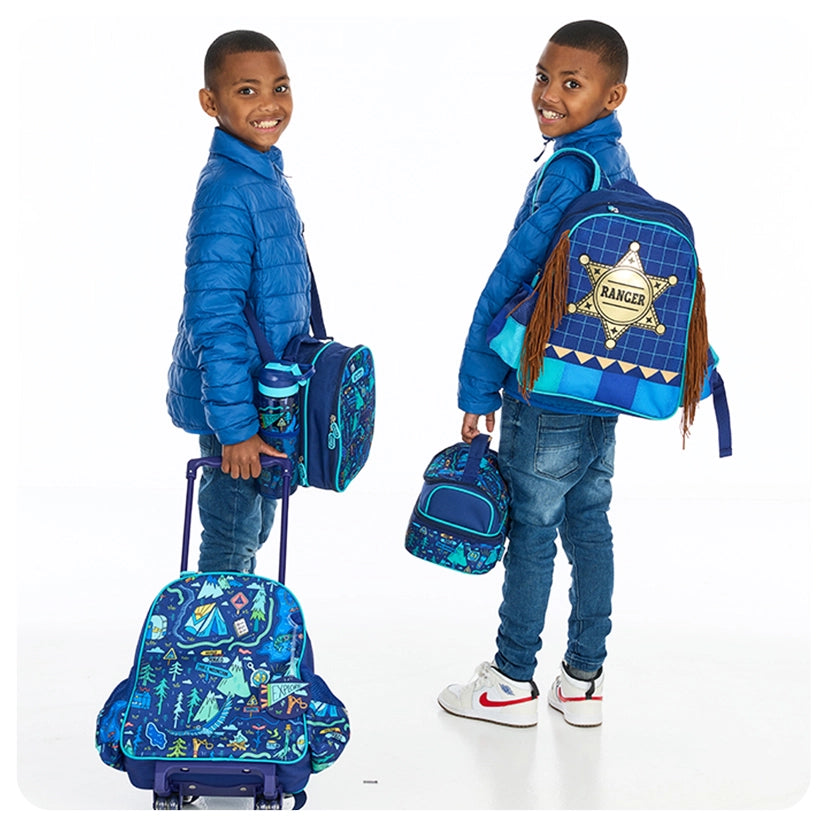 Blue Yoki Explorers Sling Lunchbox