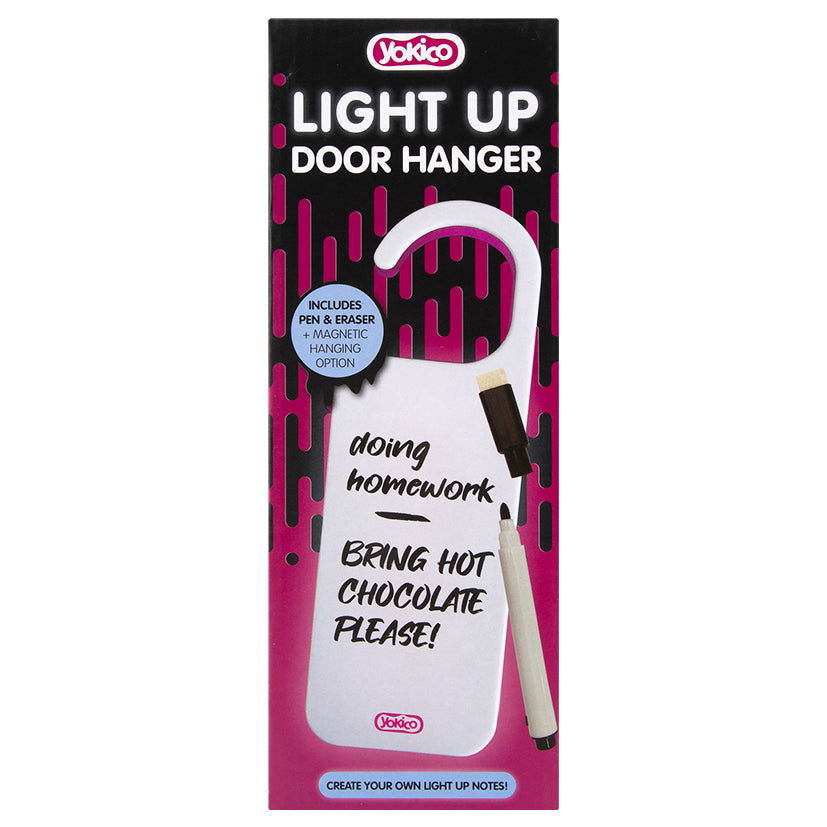 Pink Light Up Door Hanger