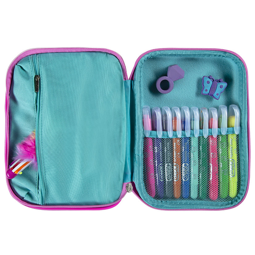 Pink Magic Realm Dbl Hardshell Pencil Case
