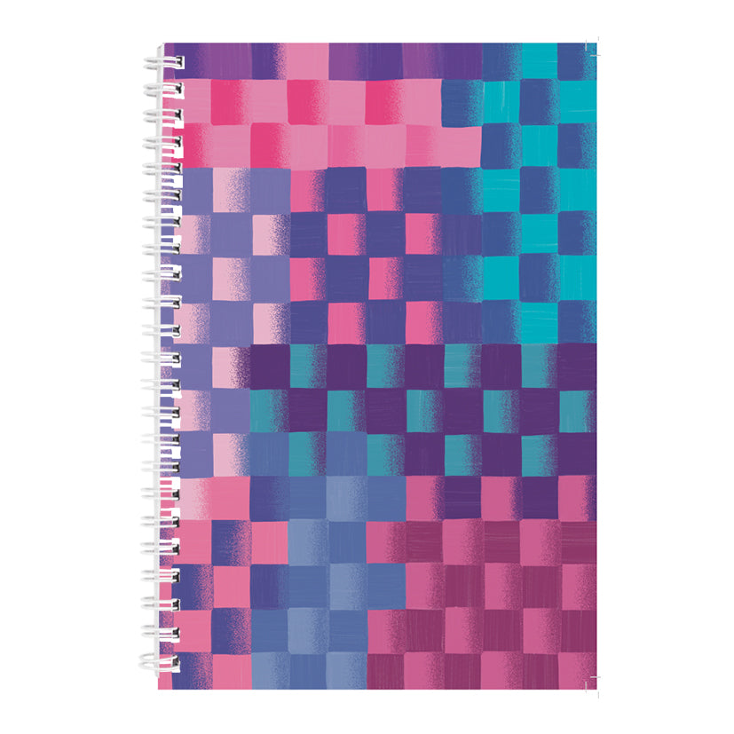 Pink Colour Shift A4 Spiral Notebook