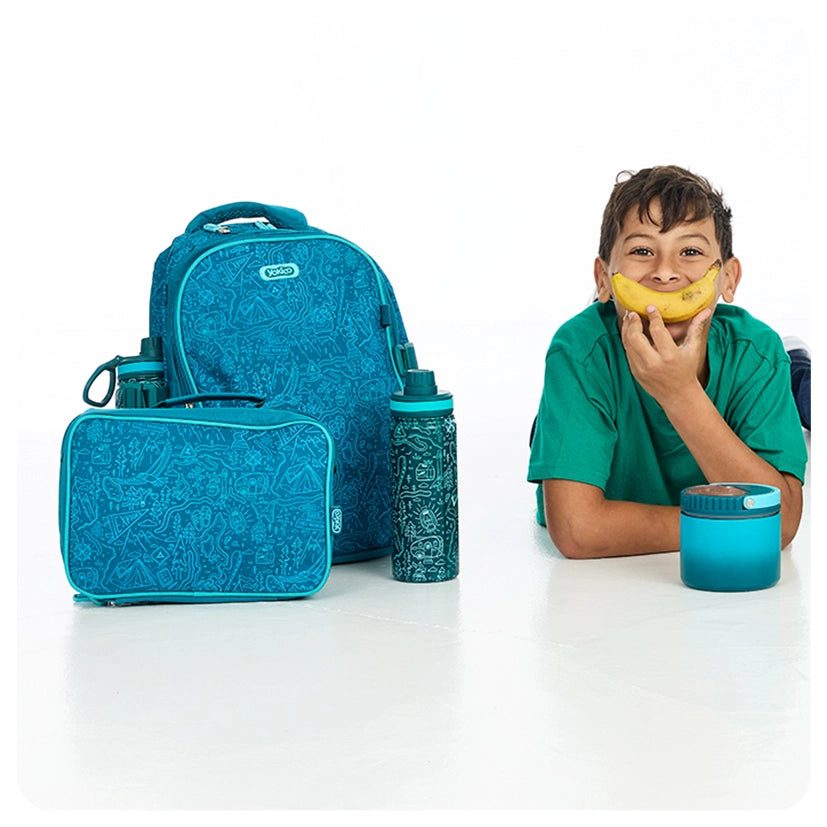 Green Yoki Explorers Clip-On Lunchbox