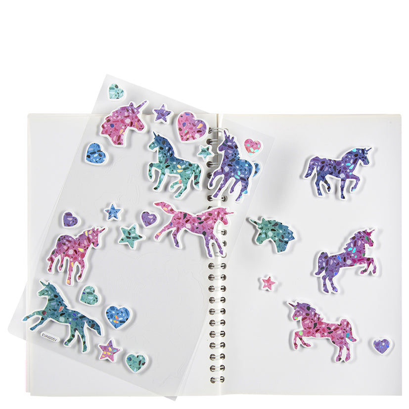 Assorted Puff Sticker sheet - Horses