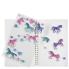 Load image into Gallery viewer, Assorted Puff Sticker sheet - Horses
