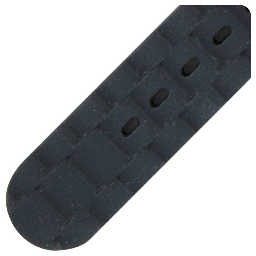 Black Pixel Build Silicone Analogue Watch