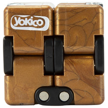 Load image into Gallery viewer, Gold Infinite Fidget Cube