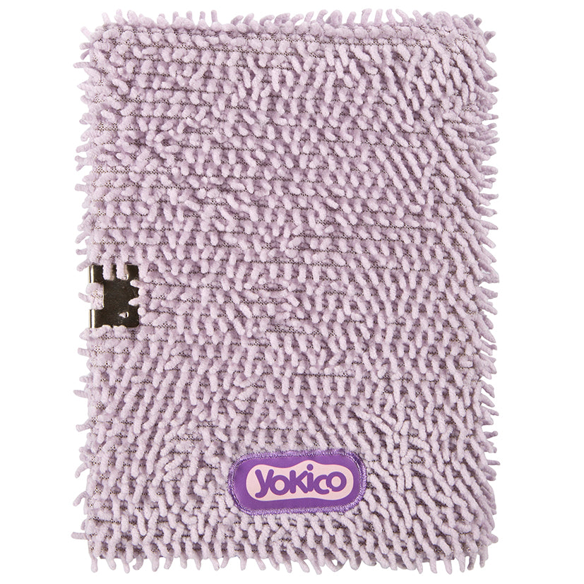 Lilac Hedgehog Fluffy Lockable Journal