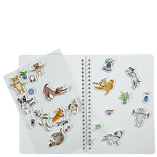 Load image into Gallery viewer, Assorted Puff Sticker sheet - Cute Pets