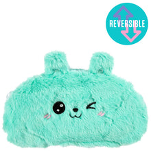 Load image into Gallery viewer, Bunny-to-Kitty Reversible Fluffy Pencil Case