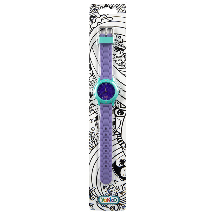 Purple Cape Fiesta Silicone Analogue Watch – Yokico