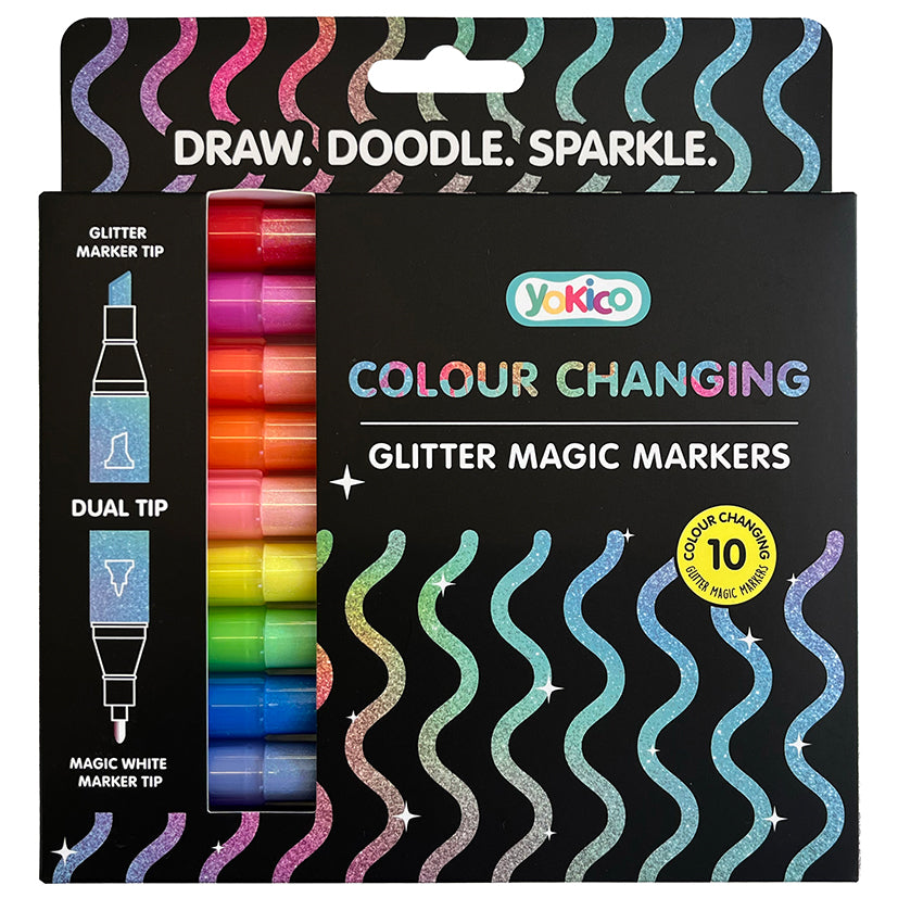 Glitter Magic Markers (10 pack)