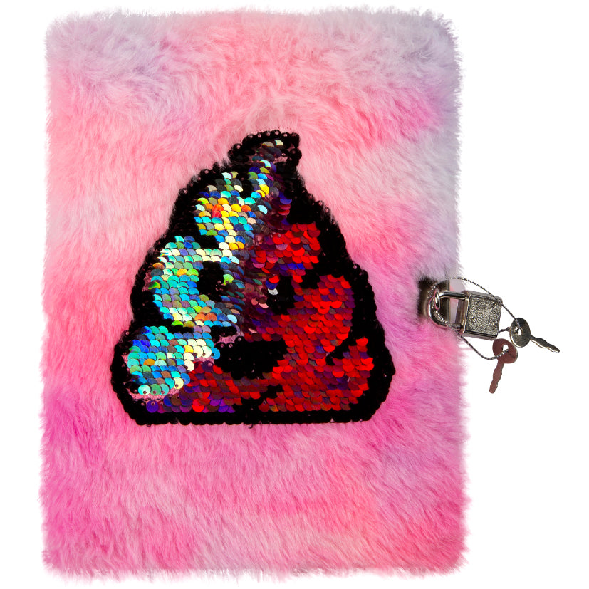 Pink Glitter Doo-doo Lockable Journal