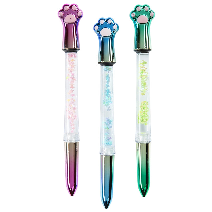 Metallic Cat Paw Pen