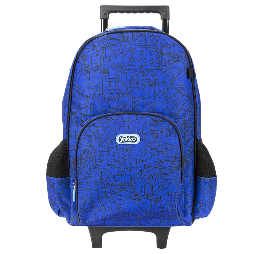 Blue Illi MashUp Large Trolley Backpack