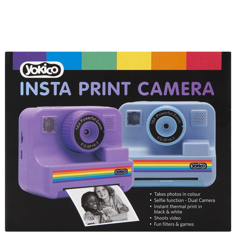 Purple Insta Print Camera