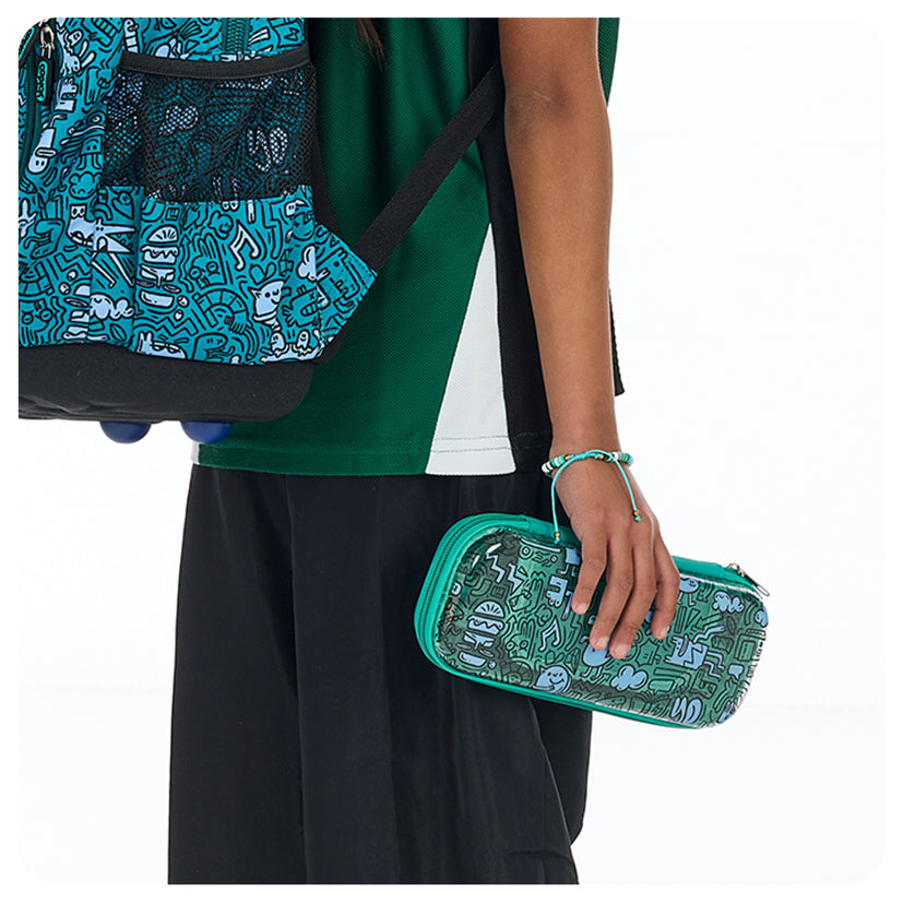 Doodle Dudes Small Hardshell Pencil Case
