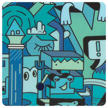 Load image into Gallery viewer, Green MashUp Press&amp;Pop Pencil Case