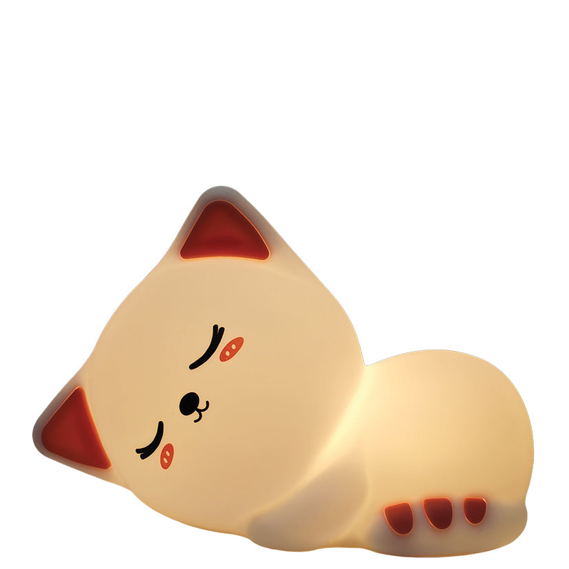 Dreamy Kitty Patting Glow Lamp