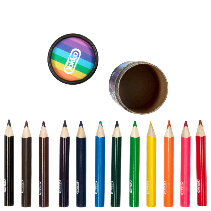 Tri-Grip Fat & Short Colouring Pencils (12pack)