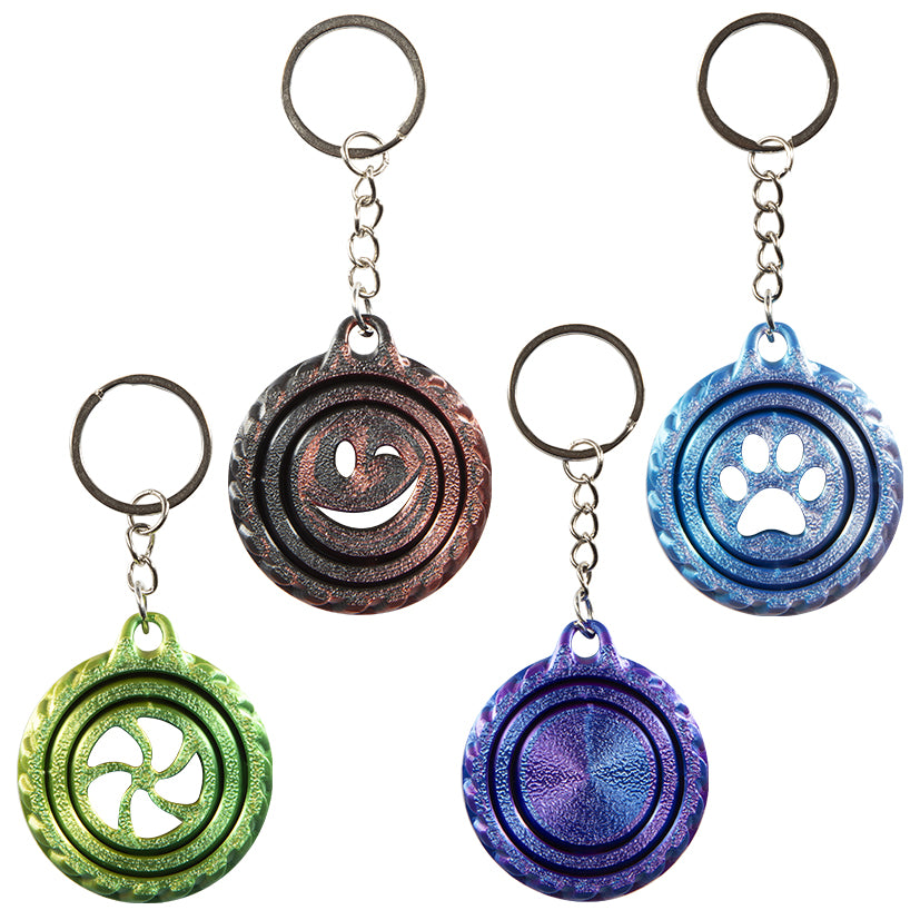 Gyro Spinner Keychain