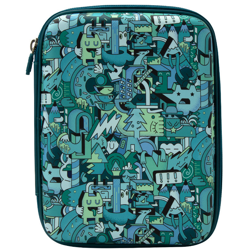 Green MashUp Tech Travel Case