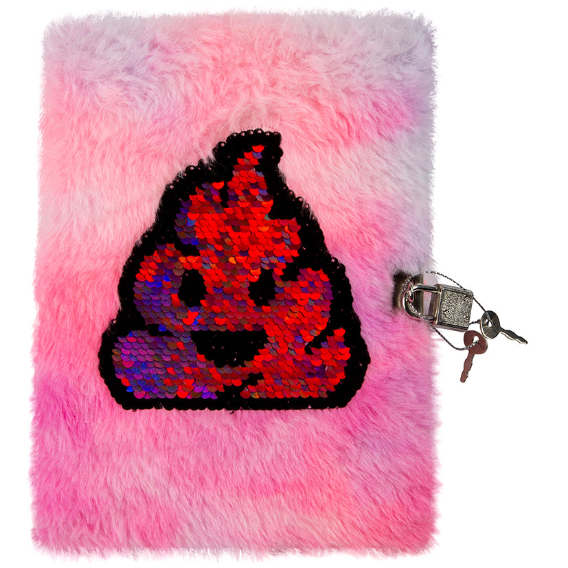 Pink Glitter Doo-doo Lockable Journal