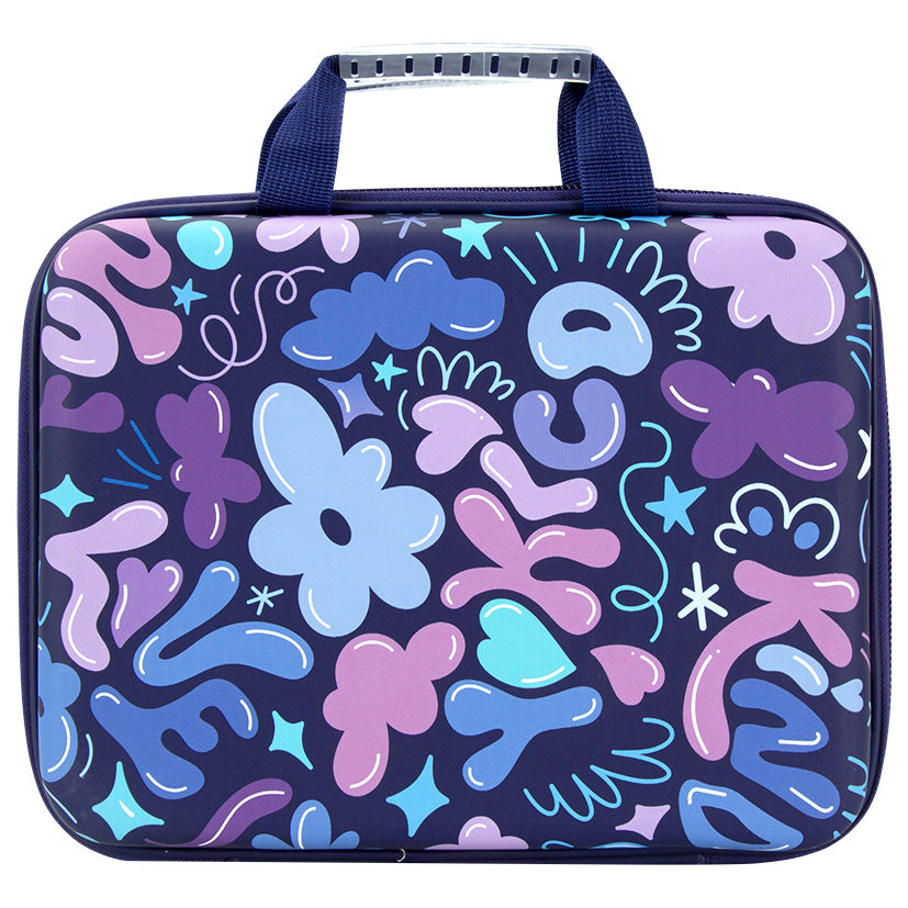 Purple Yoki Bubble Tech Travel Case