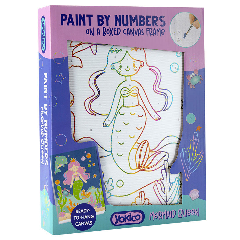 Mermaid Queen Paint by Numbers Canvas