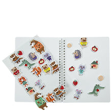 Load image into Gallery viewer, Assorted Puff Sticker sheet - Wild Animals