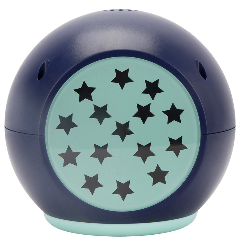 Blue Star Light Projection Alarm Clock