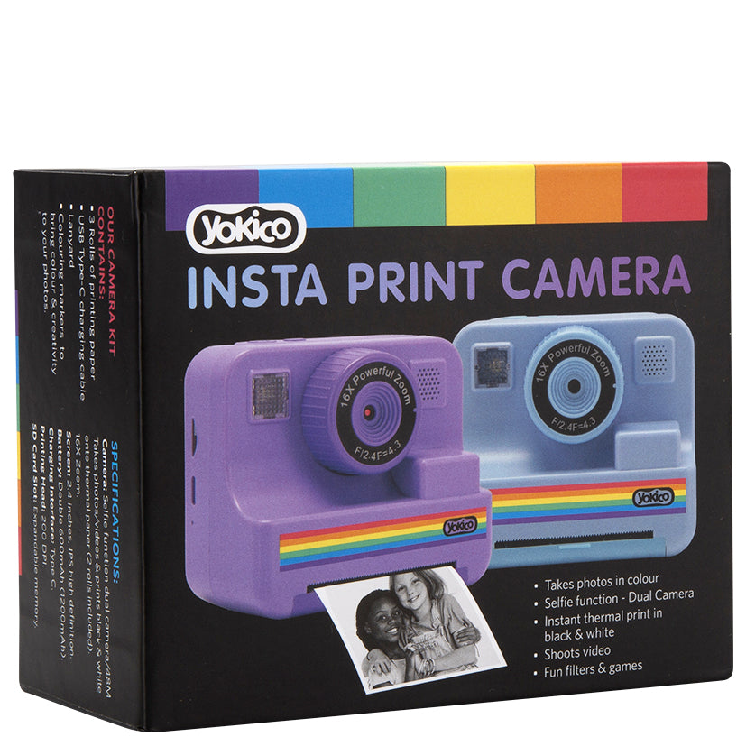 Purple Insta Print Camera