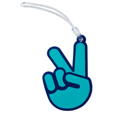 Load image into Gallery viewer, Peace Sign Bag Tag