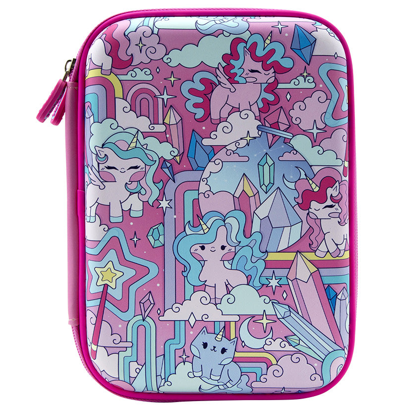 Pink Magic Realm Dbl Hardshell Pencil Case