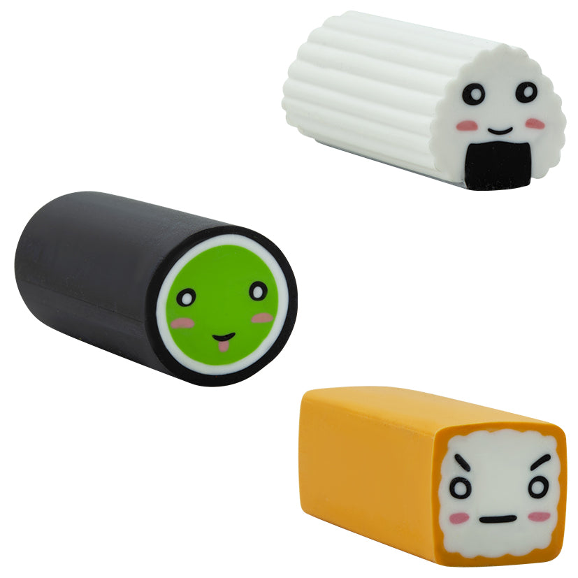 Sushi Extruded Eraser