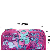 Load image into Gallery viewer, Pink Fantastical Forest Fold Over Pencil Case